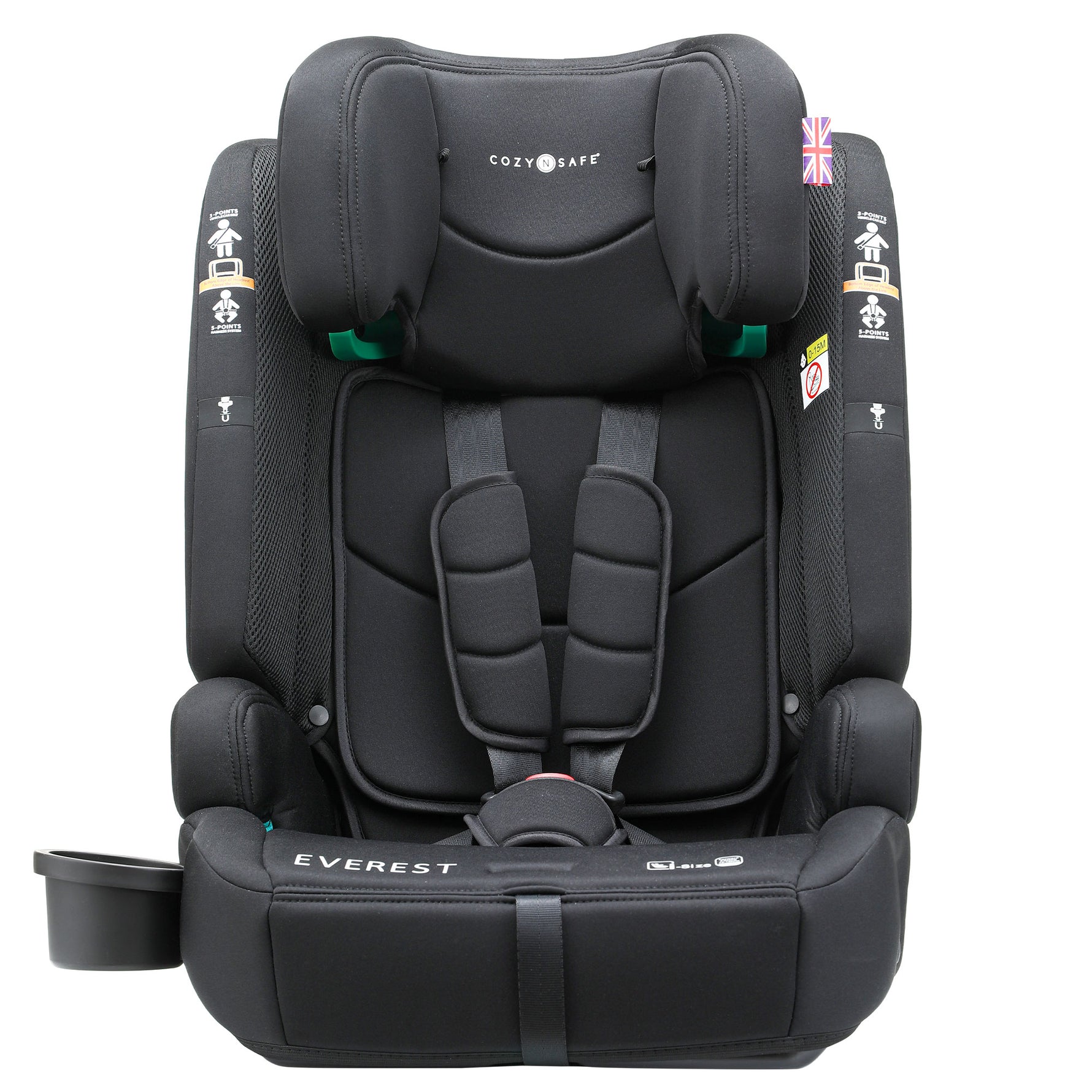 Cozy N Safe Everest i-Size Child Car Seat |Lili And Archie
