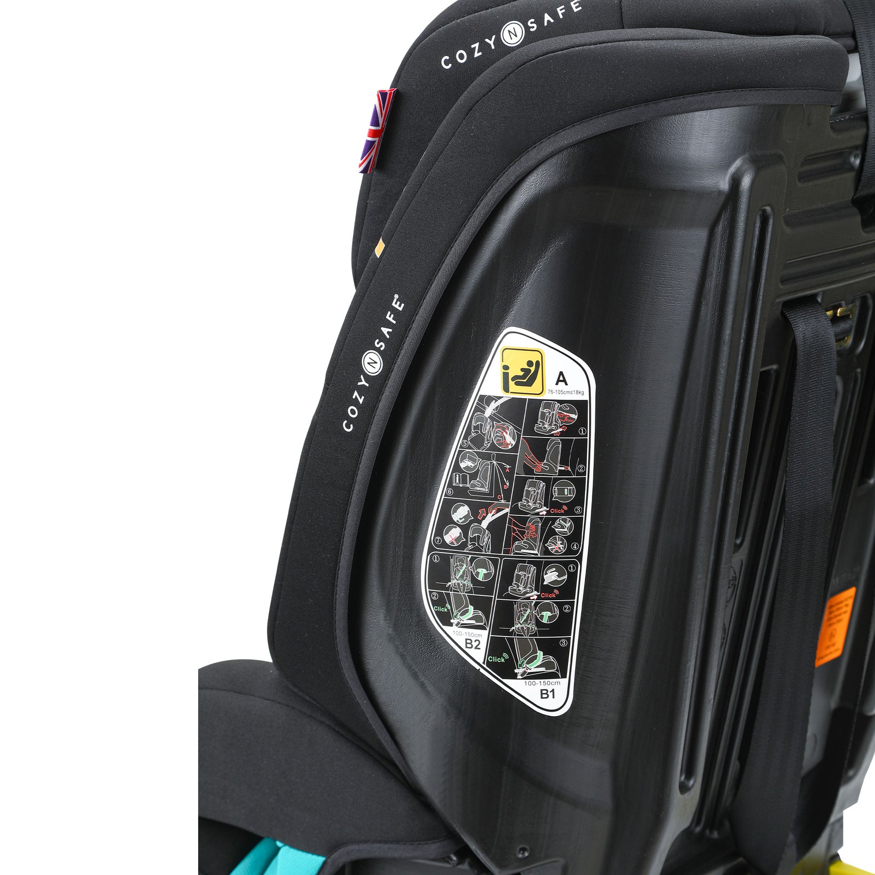 Cozy N Safe Everest i-Size Child Car Seat |Lili And Archie